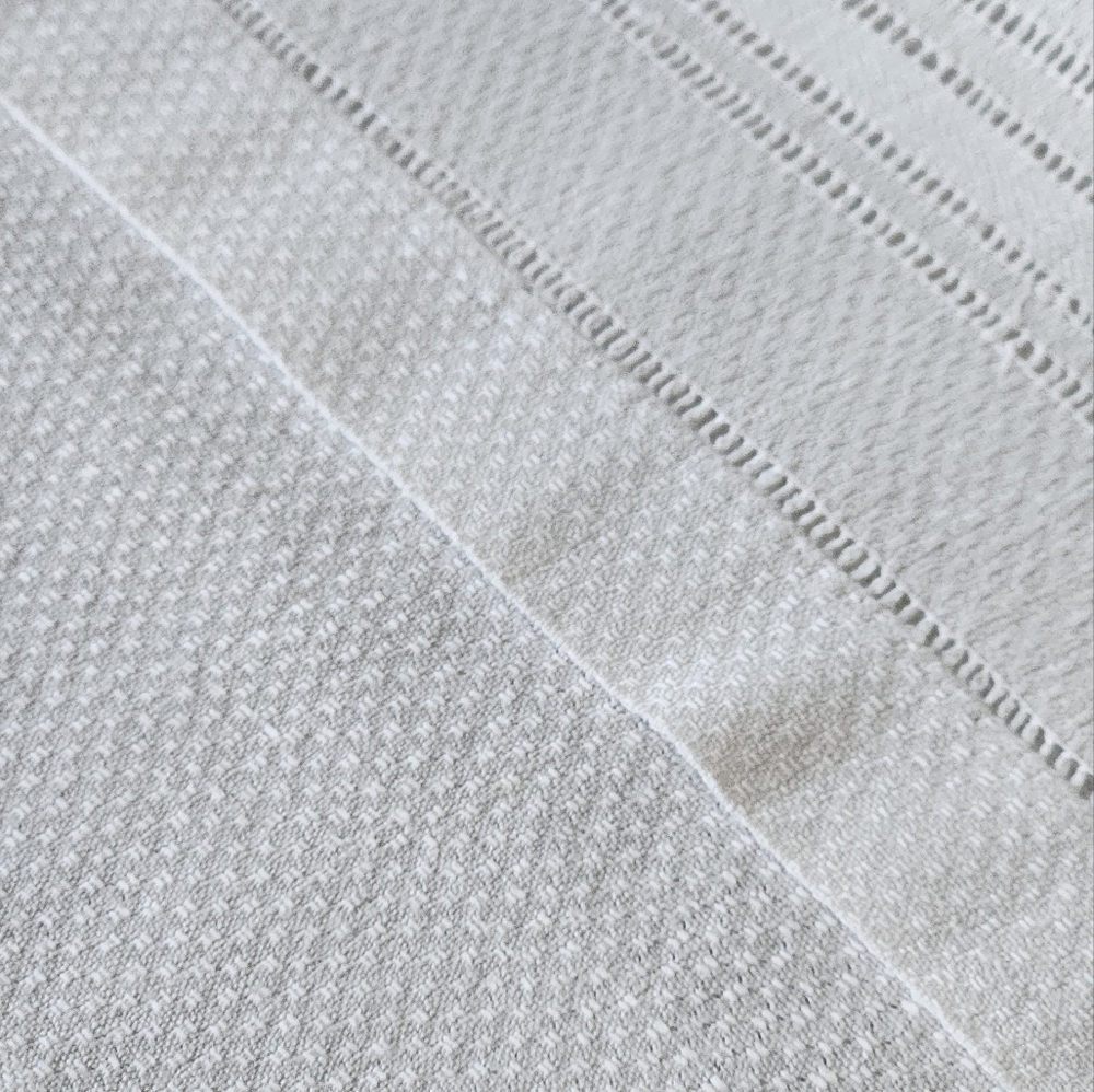 HEMSTITCHED  LARGE LINEN HUCKABACK VINTAGE TOWEL